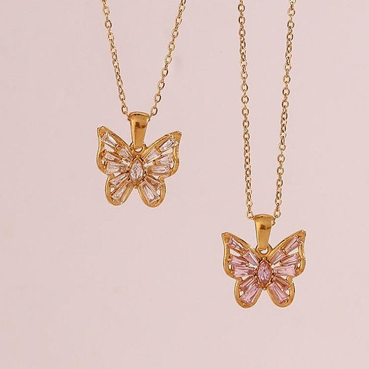Collier avec pendentif papillon – Ludique et élégant | Twinolo