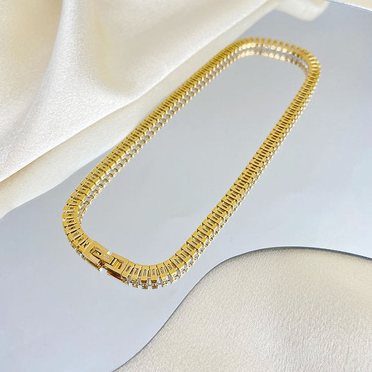 Tennis Ketting – Tijdloze Sprankeling | Twinolo