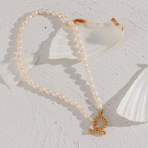 Zoetwaterparel Ketting – Natuurlijke Glans & Stijl | Twinolo