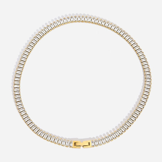 Tennis Ketting – Tijdloze Sprankeling | Twinolo