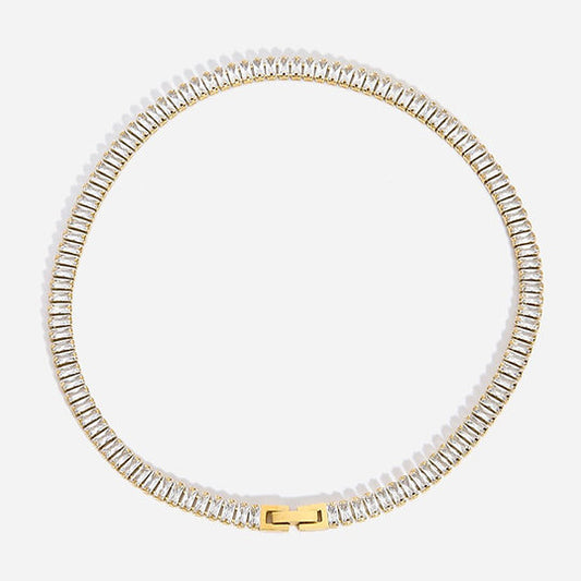 Tennis Ketting – Tijdloze Sprankeling | Twinolo