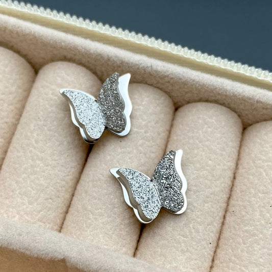 Butterfly Stud Earrings – Airy & Elegant | Twinolo