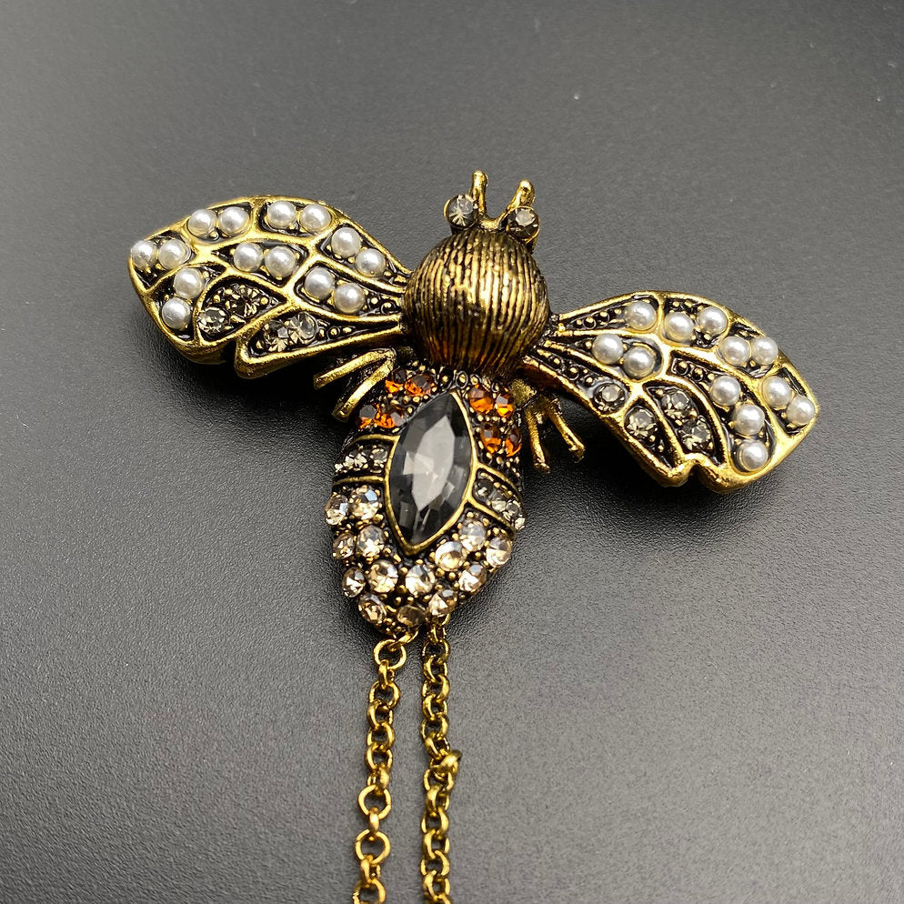 🐝 Broche abeille - Élégante broche en cristal | Twinolo