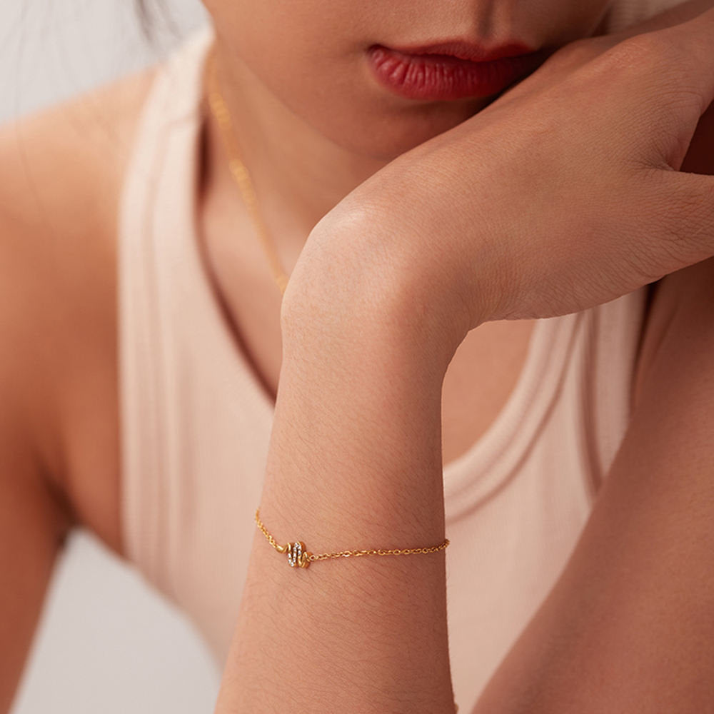 Bracelet fin avec pendentif serpent – Mystérieux et tendance | Twinolo