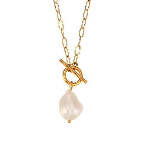 Collier avec pendentif perle de culture d'eau douce – Élégance naturelle | Twinolo