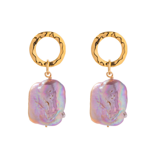 Oorhangers met Roze Zoetwaterparel – Zacht & Romantisch | Twinolo