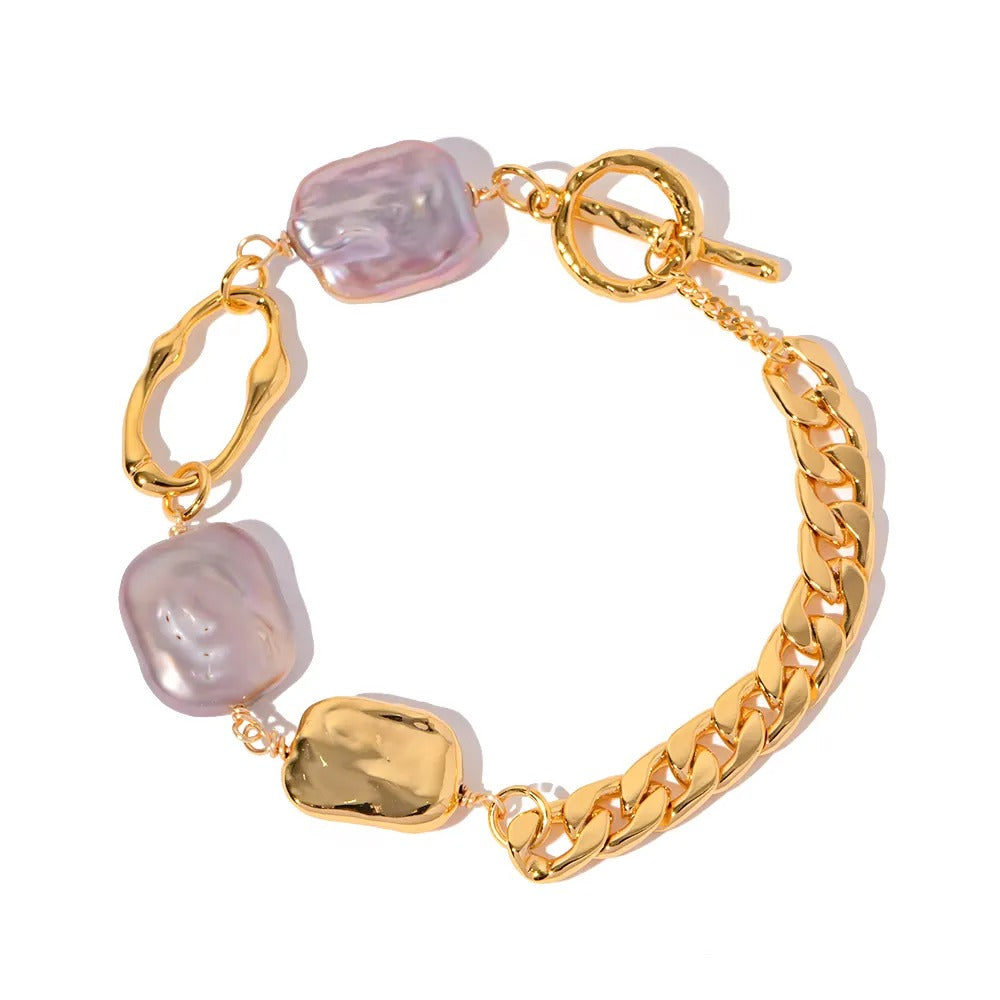 Bracelet de perles rose – Design doux et féminin | Twinolo