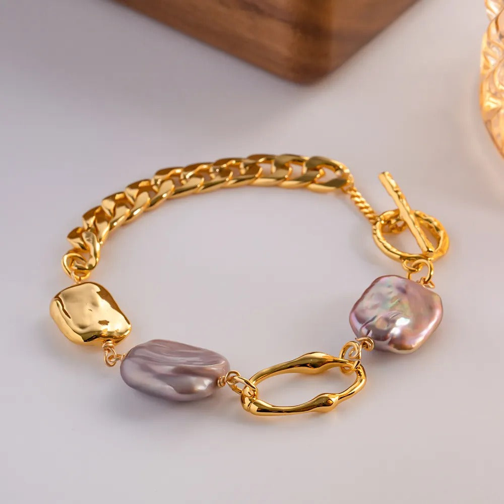 Bracelet de perles rose – Design doux et féminin | Twinolo