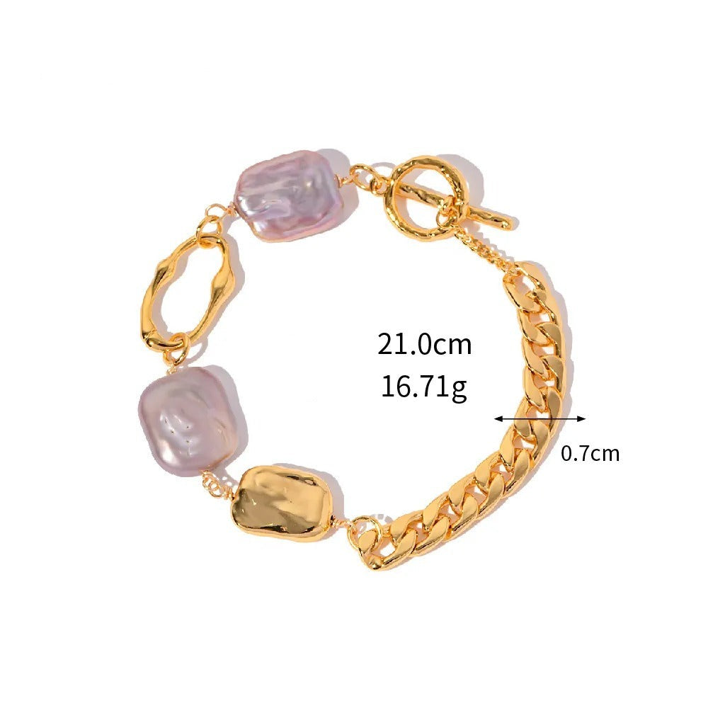Bracelet de perles rose – Design doux et féminin | Twinolo