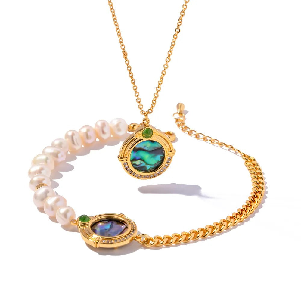 Collier avec Pendentif Nacre – Doux & Élégant | Twinolo