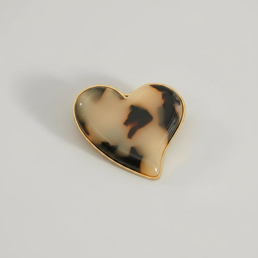 Gouden Hart Broche | Twinolo