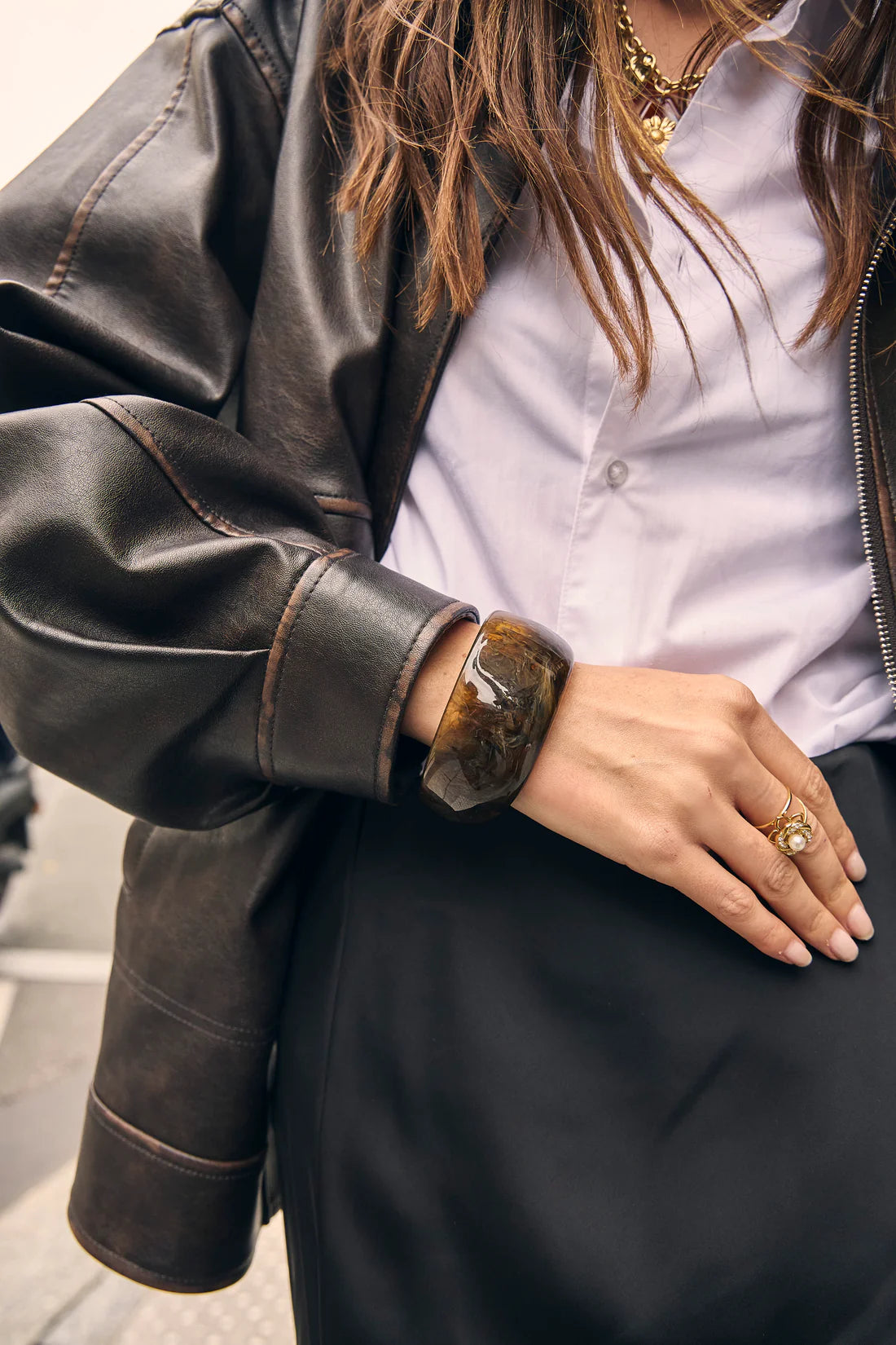 Dames Resin Bangle Armband | Twinolo