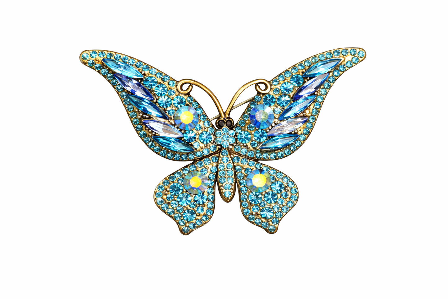🦋 Butterfly Brooch - Elegant Brooch with Crystals | Twinolo