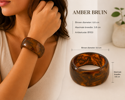 Dames Resin Bangle Armband | Twinolo