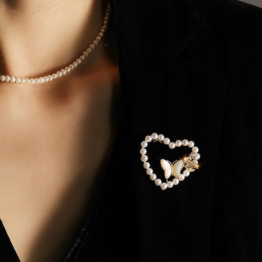 🦋 Vlinderbroche - Elegante Broche met Parels | Twinolo
